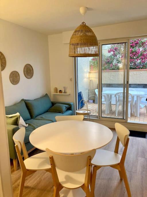 Le Grand Large 3 Pieces En Rez De Jardin, Avec Terrasse Et Acces Direct A La Plage A Pied Ле Баркарес Экстерьер фото